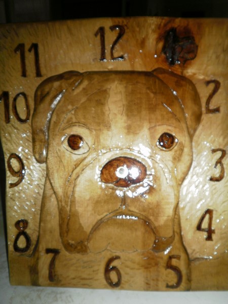 Horloge bulldog