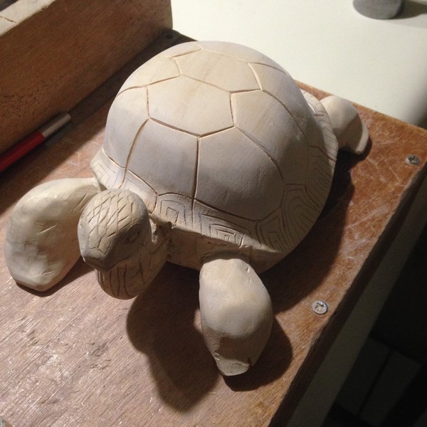 Tortue en ronde bosse