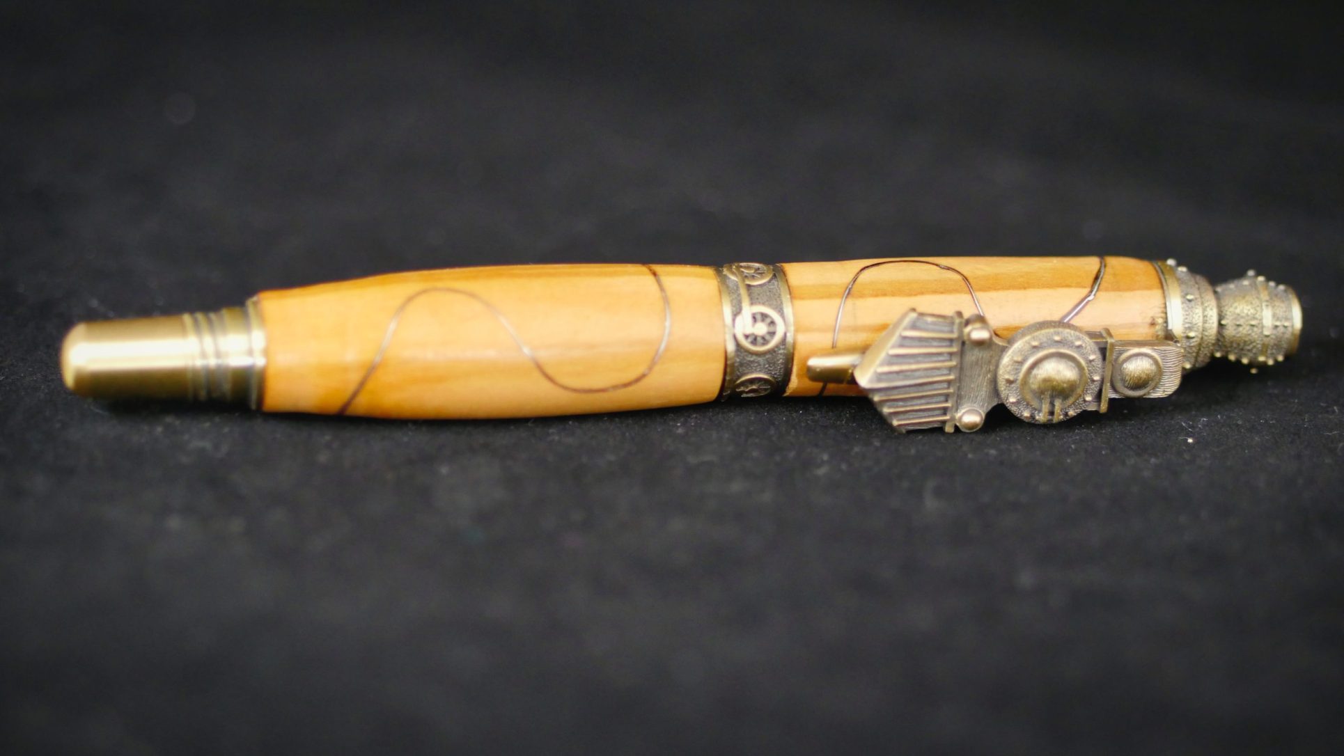 Stylo à bille "Petit train" (Zebrano) – Image 7