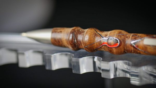 Stylo "Jules" - bois, aluminium et acier effet mat