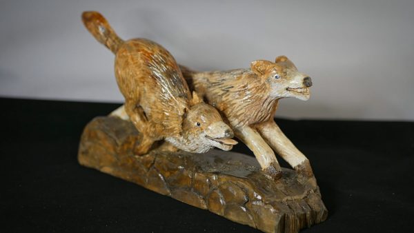 Les loups sortent du bois